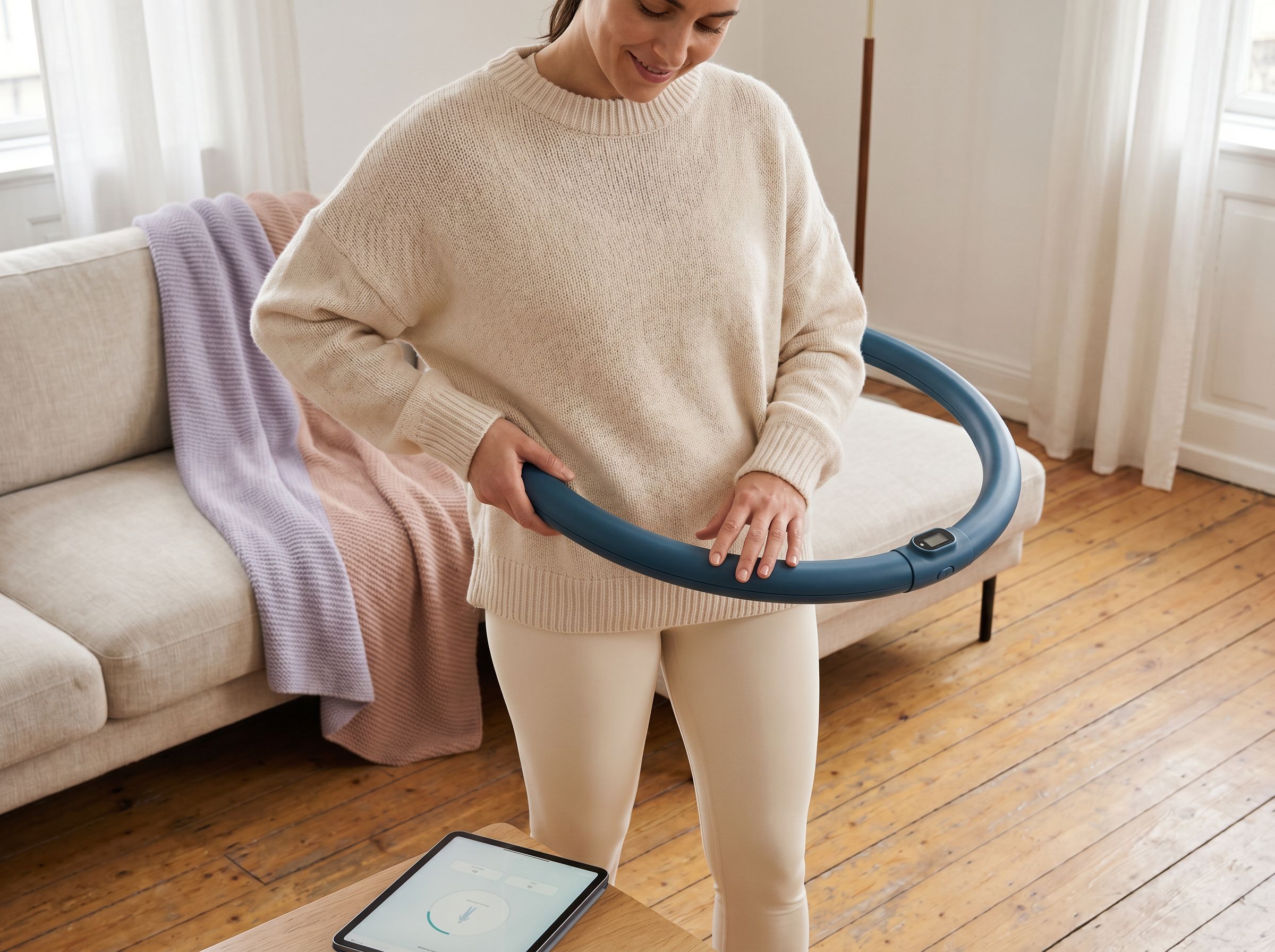 How do you use a hula hoop